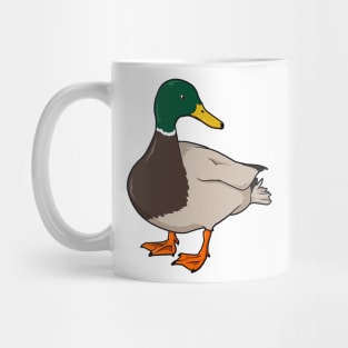 Drawing of mallard duck Mug